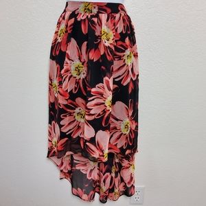Worthington Floral Print Skirt